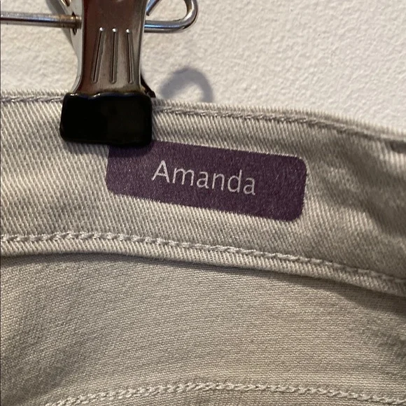 Gloria Vanderbilt Gray Jeans size 8 - Picture 6 of 6